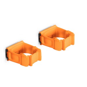 Vikan Toolflex One Holder TF2-0 Orange - 2-Pack with Wall Adapter for Efficient Tool Organization
